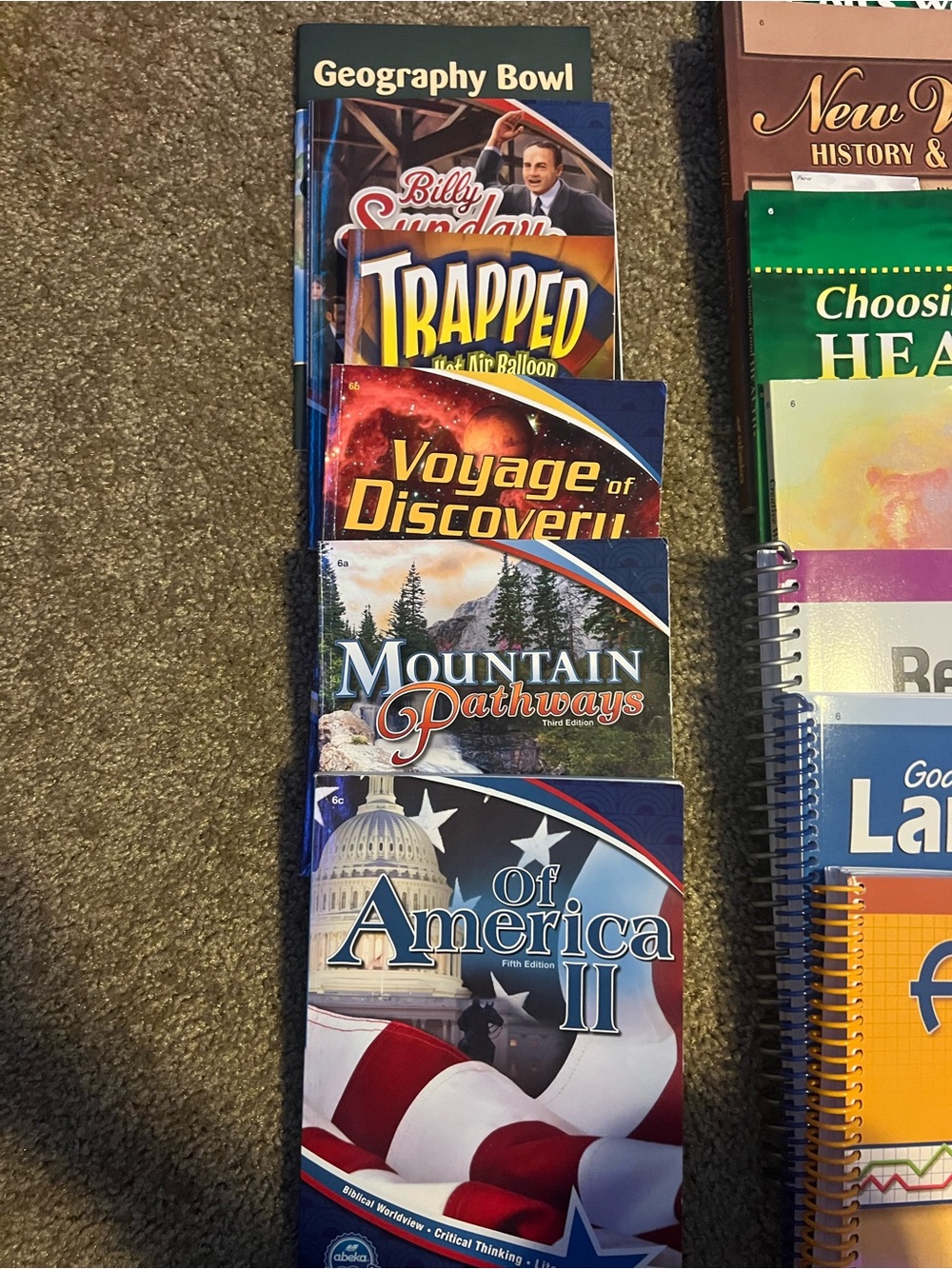 Abeka Grade 6 Homeschool Curriculum Book Set - (complete teachers kit) - Picture 2 of 5